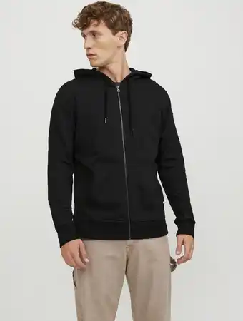 Bol.com JACK&JONES JJEBASIC SWEAT ZIP HOOD NOOS Heren Trui - Maat L aanbieding