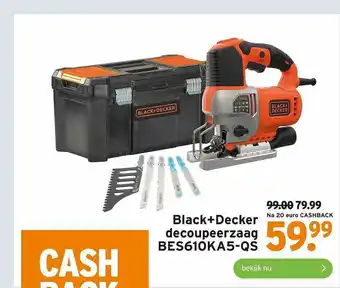 GAMMA Black+Decker Decoupeerzaag BES610KA5-QS aanbieding