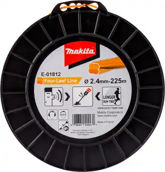 Bol.com Makita E-01812 Maaidraad 2,4x225mtr Oranje aanbieding