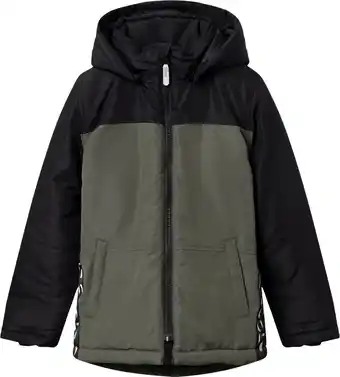 Bol.com name it NKMMAX JACKET COOL TAPE Jongens Jas - Beetle_ - Maat 152 aanbieding