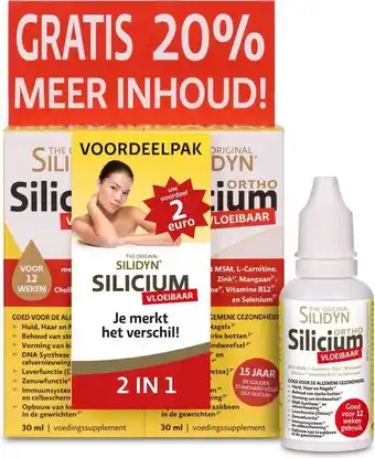 Bol.com Vedax Silidyn Silicium 2X25Ml - 50 ml aanbieding