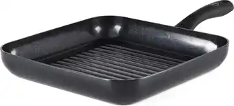Bol.com GreenChef Diamond grillpan 28cm - zwart - inductie - PFAS-vrij aanbieding