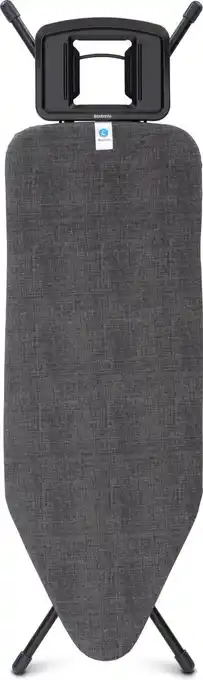 Bol.com Brabantia Strijkplank C - met Strijkijzerhouder - 124 x 45 cm - Denim Black aanbieding