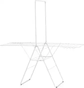 Bol.com Brabantia HangOn Droogrek 25m - met Stang - Inklapbaar Wasrek - White aanbieding