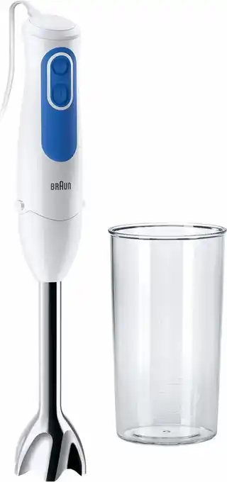 Bol.com Braun Multiquick 3 - MQ 3000 WH Smoothie+ - Staafmixer - Wit aanbieding