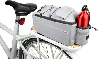 Bol.com Dunlop Koeltas voor Bagagedrager Fiets - 7 Liter - Fietstas - Klittenband Bevestiging - Incl. Extra Opbergvakken en Flessenho aanbieding