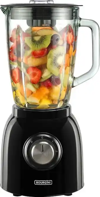Bol.com Bourgini Nostalgic Blender Black 1.5L aanbieding