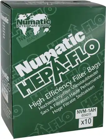 Bol.com Numatic NVM-1AH HEPA stofzuigerzakken - 6 liter - 10 stuks aanbieding
