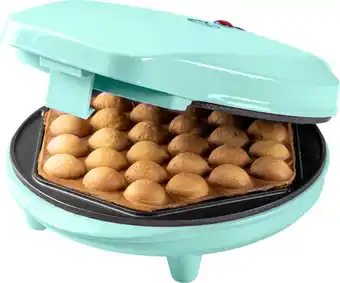 Bol.com Bestron Bubbel Wafelijzer, wafelmaker voor bubbel wafels te vullen met ijs, chocola of fruit, met bakindicatielampje & antiaa aanbieding