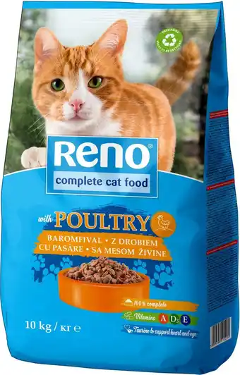 Bol.com Reno kattenvoer - kattenbrokken met gevogelte - 10 kg aanbieding