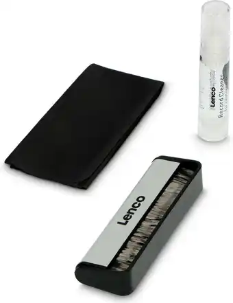 Bol.com Lenco TTA-3IN1 - LP Schoonmaakset - Koolstofvezel Platenborstel - Vinyl Reinigingsvloeistof - Reinigingsdoekje aanbieding