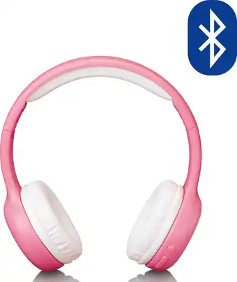 Bol.com Lenco HPB-110PK - Vouwbare kinder Bluetooth hoofdtelefoon - Pink aanbieding