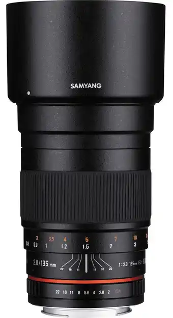 Bol.com Samyang 135mm F2.0 Ed Umc - Prime lens - geschikt voor Canon Spiegelreflex aanbieding