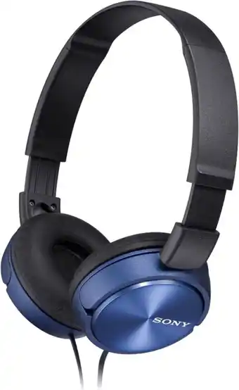 Bol.com Sony MDR-ZX310AP - On-ear koptelefoon - Blauw aanbieding