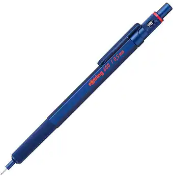 Bol.com rOtring 600-vulpotlood | 0,5 mm | Blauwe behuizing aanbieding
