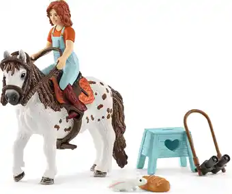 Bol.com schleich HORSE CLUB - Mia & Spotty - Speelfigurenset - Kinderspeelgoed voor Jongens en Meisjes - 9 Onderdelen aanbieding