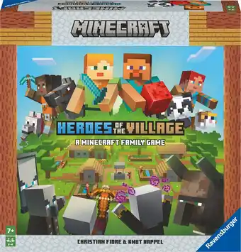 Bol.com Ravensburger Minecraft Junior: Heroes of the village - Bordspel aanbieding
