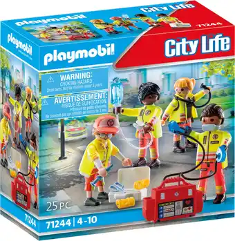 Bol.com PLAYMOBIL City Life Reddingsteam - 71244 aanbieding