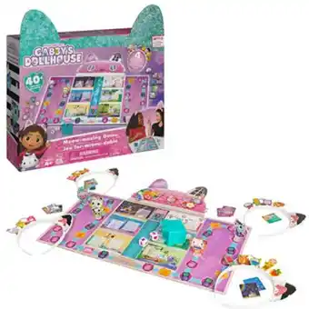 Bol.com Gabby's Poppenhuis - Bordspel - Met 4 kattenoorhoofdbanden - Gabbys Poppenhuis aanbieding