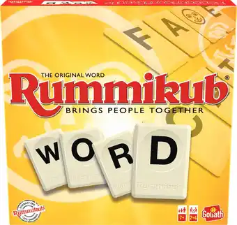 Bol.com Goliath Rummikub Woord - Bordspel - Gezelschapsspel aanbieding