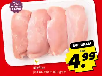 Boni Kipfilet 800 gram aanbieding