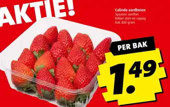 Boni Calinda aardbeien aanbieding