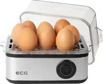 Bol.com ECG 5080 Eierkoker, Capaciteit: 8 eieren of 4 gebakken eieren aanbieding