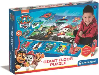 Bol.com Clementoni Paw Patrol - Kinderpuzzel - Grote Vloerpuzzel - Interactief - Vanaf 3 jaar aanbieding