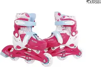 Bol.com Street Rider Inlineskates verstelbaar maat 27-30 roze aanbieding