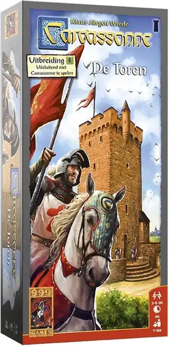 Bol.com Carcassonne: De Toren Uitbreiding Bordspel aanbieding