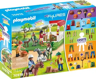 Bol.com PLAYMOBIL My Figures Paardenboerderij - 70978 aanbieding