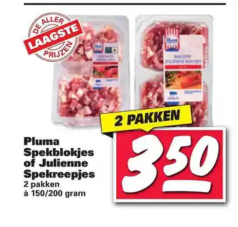 Nettorama Pluma Spekblokjes Of Julienne Spekreepjes aanbieding