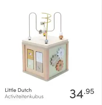 Baby & Tiener Little dutch Activiteitenkubus aanbieding