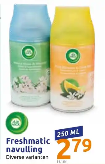 Action Freshmatic navulling 250ml aanbieding