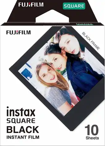 Bol.com Fujifilm Instax Square Film - Zwart kader - 10 stuks aanbieding