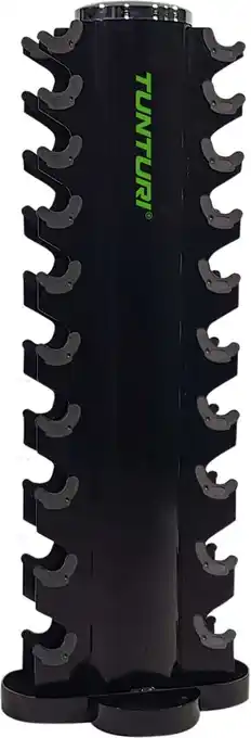 Bol.com Tunturi Dumbbell Toren - Dumbbell rek - Halterrek - Dumbbell opbergrek aanbieding