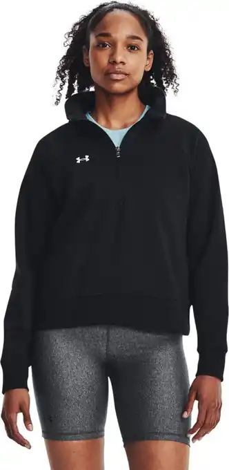 Bol.com Under Armour UA Rival Fleece Crew Dames Sporttrui - Maat M aanbieding