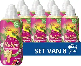 Bol.com Robijn Collections Wasverzachter - Tropical - bevat 99% biologisch afbreekbare ingrediënten - 8 x 33 wasbeurten aanbieding