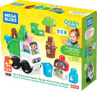 Bol.com MEGA Bloks Green Town Sort & Recycle Squad - 18 grote bouwstenen aanbieding