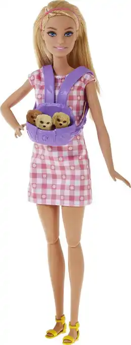 Bol.com Barbie met Hond en Puppy's - Barbiepop aanbieding