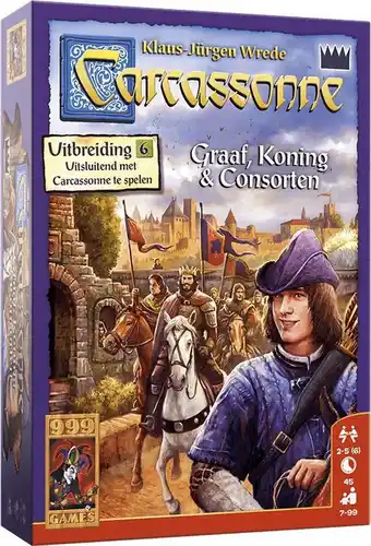Bol.com Carcassonne: Graaf, Koning en Consorten Uitbreiding Bordspel aanbieding