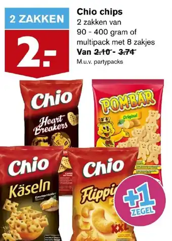 Hoogvliet Chio chips 90-400g aanbieding