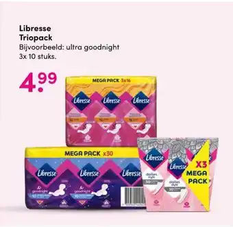 Drogisterij Visser Libresse Triopack 3 x 10 stuks aanbieding