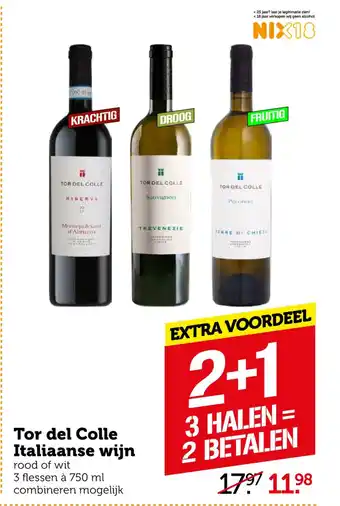 Coop Tor del colle italiaanse wijn aanbieding