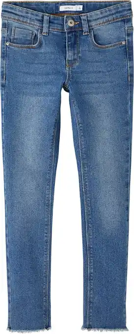 Bol.com name it NKFPOLLY SKINNY JEANS 1191-IO NOOS Meisjes Jeans - Medium Blue Denim - Maat 164 aanbieding