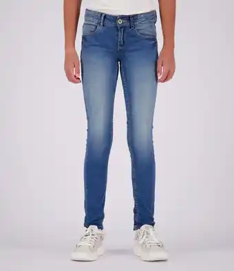 Bol.com Vingino Bettine Jeans Meisjes - Broek - Blauw - Maat 146 aanbieding