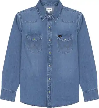 Bol.com Wrangler 27MW Heren Top - ICON MID STONE - Maat M aanbieding