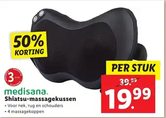 Lidl Shiatsu massagekussen aanbieding