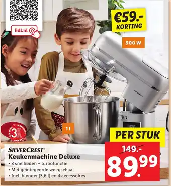 Lidl SILVERCREST Keukenmachine Deluxe aanbieding