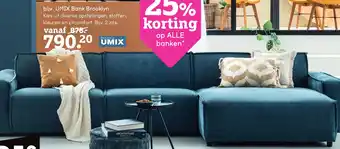 Leen Bakker UMIX bank brooklyn aanbieding